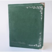 Green Silver Suede iPad Tablet Cover Green Silver Suede iPad Tablet Cover